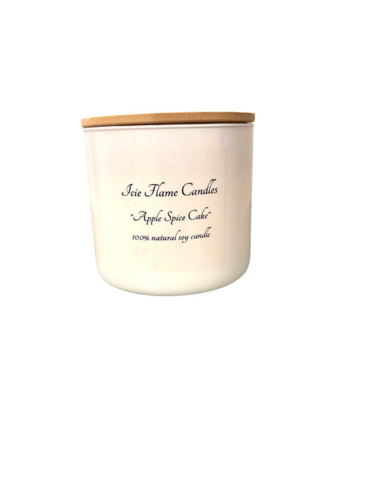 Apple Spice Cake- Natural 3 Wick Candle