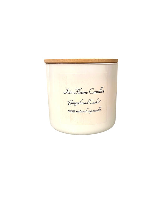 Gingerbread Cookie- Natural 3 Wick Candle
